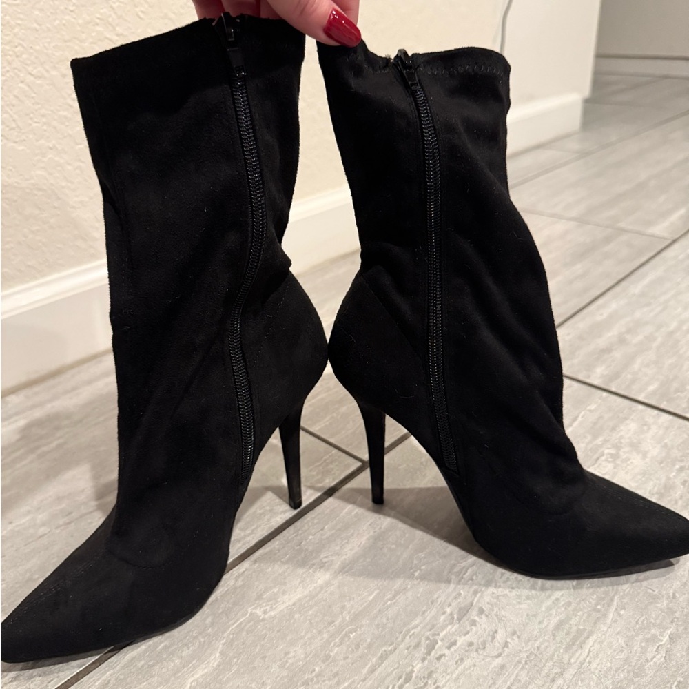 Black Suede boots